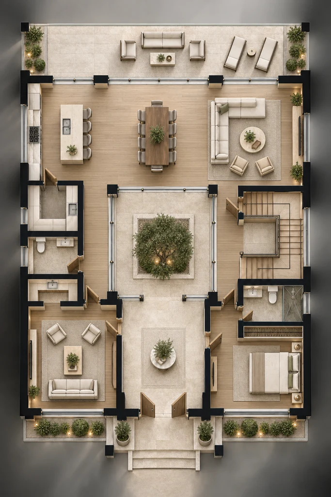 Furnished 3D visualization